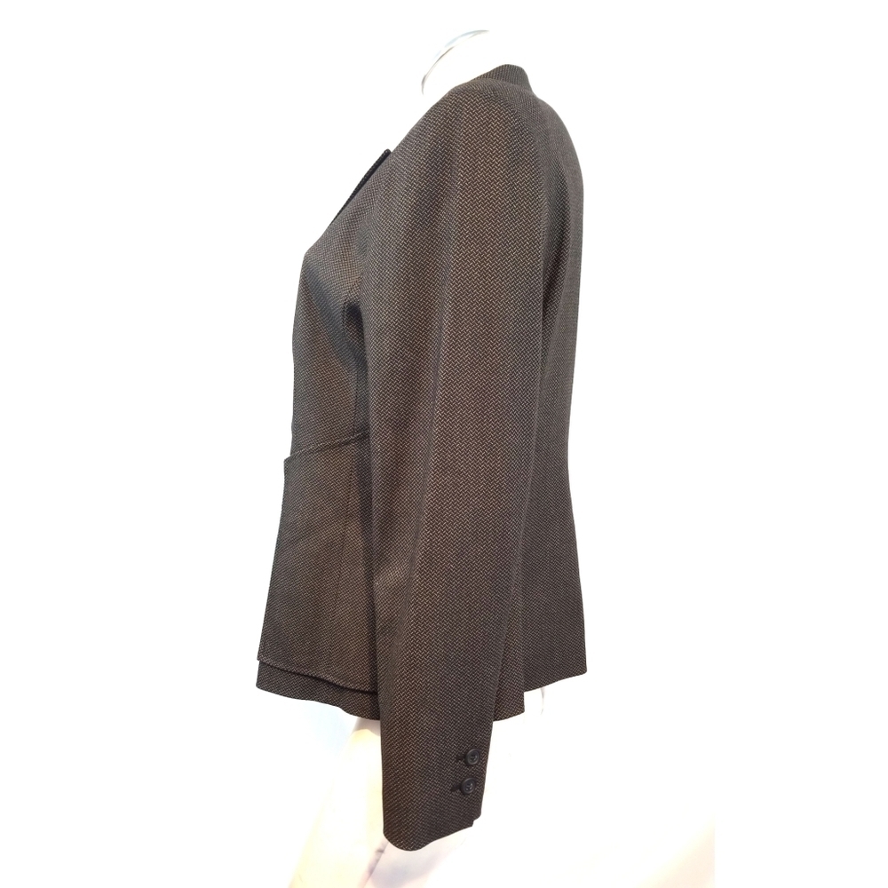 Halogen Size 14P Black Brown Blazer - Picture 3 of 6